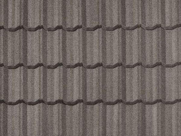 Sterling Grey Pacific Tile stone-coated metal roofing with cool, modern wave aesthetics