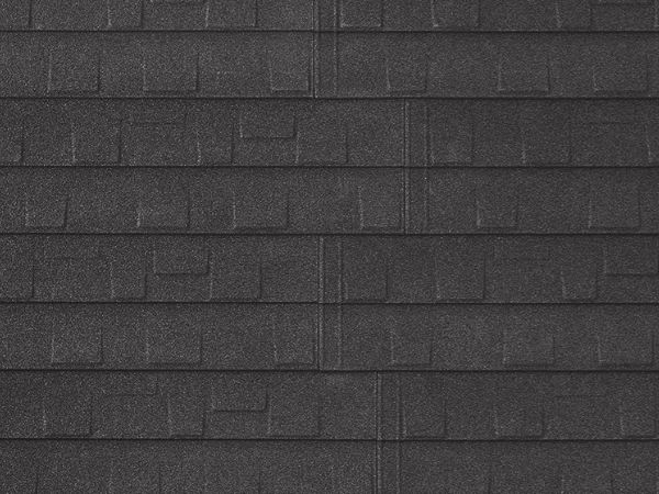 Charcoal Ridge Shingle stone-coated metal roofing with sleek, dark gray-black finish