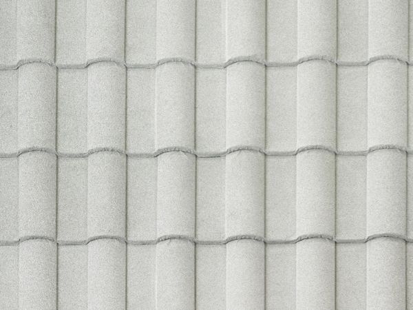 Dover white Vault Tile stone-coated metal roofing with clean, bright tile texture
