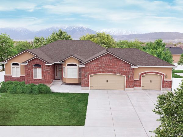 House with Malarkey Heather asphalt shingle roof in soft grayish-brown for a timeless, earthy style